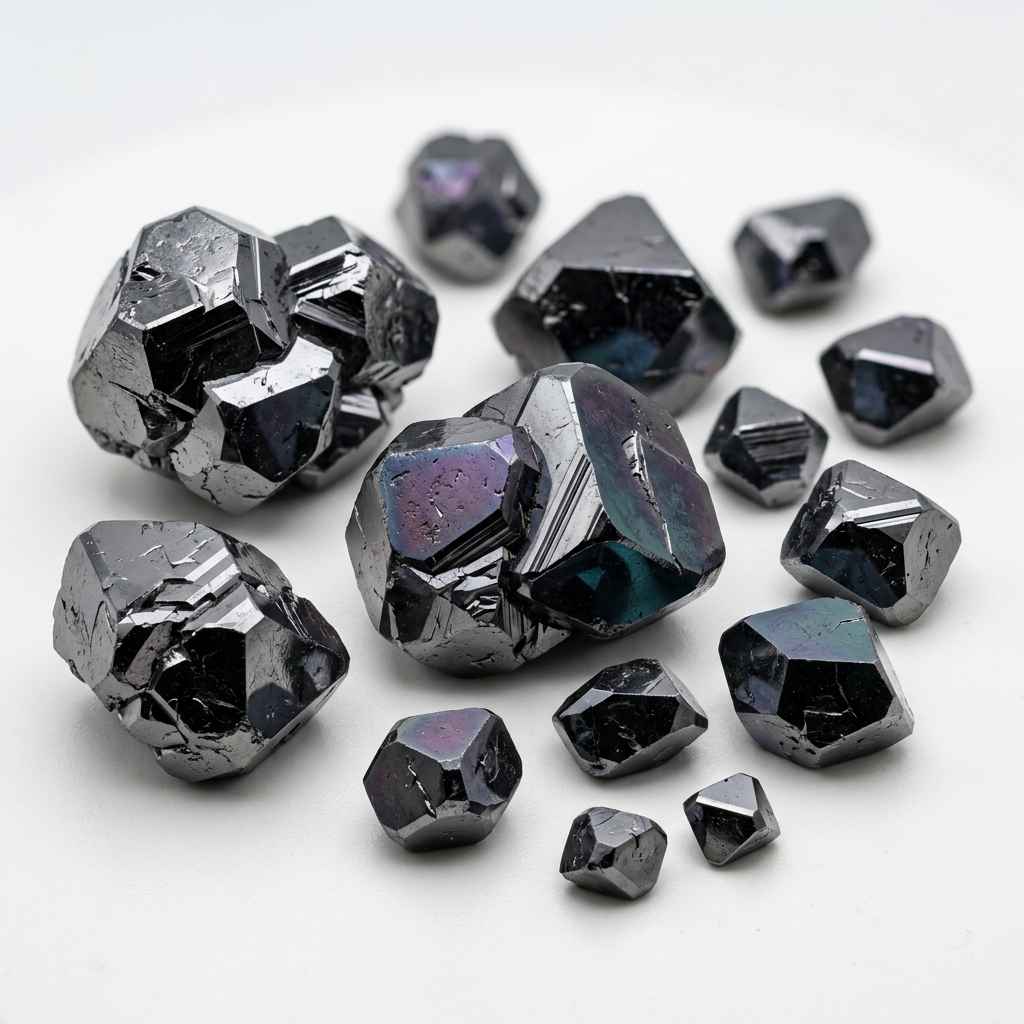 Polyhedral CdTe and CdZnTe semiconductor single crystals grown by the LTG Czochralski method